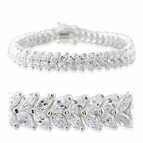Sterling Silver CZ Tennis Bracelet view 1