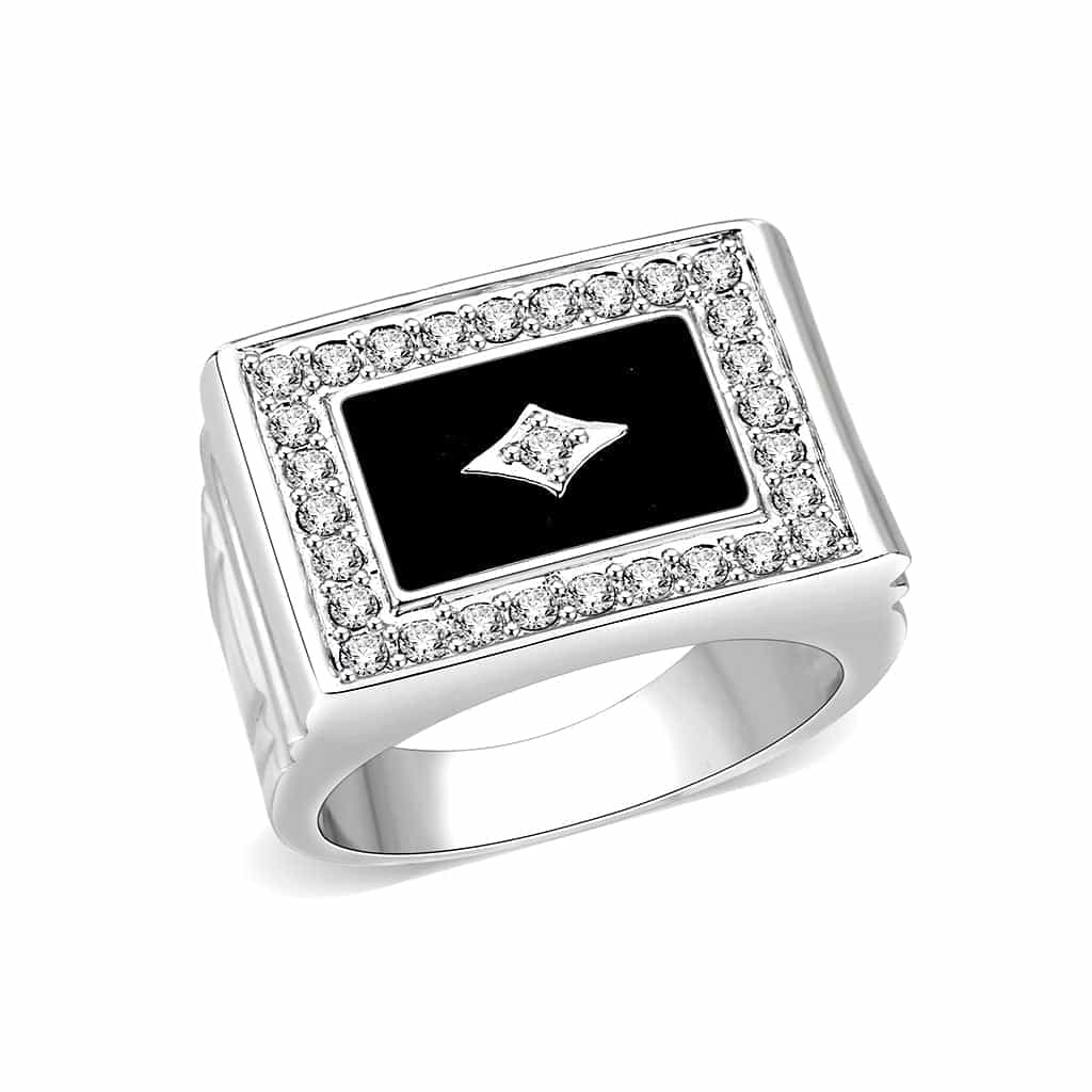 Brass Epoxy Accent Ring view 1