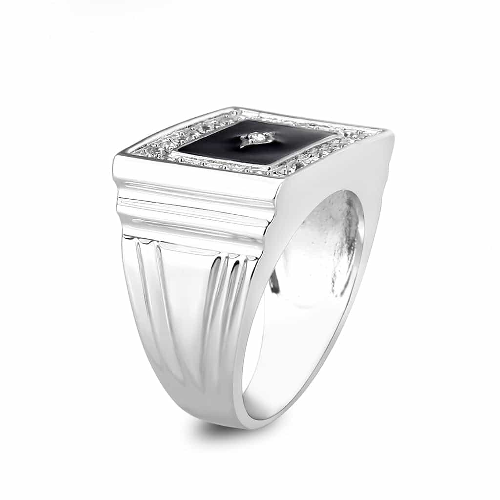 Brass Epoxy Accent Ring view 4