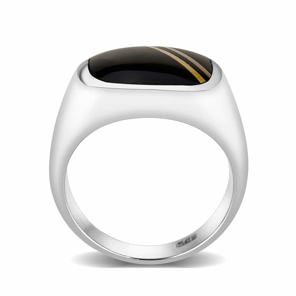 Sterling Silver CZ Solitaire Bypass Ring view 5