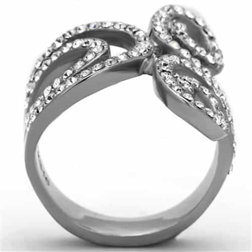Stainless Steel Vine Scroll Ring view 5