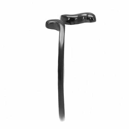 Stainless Steel Black IP Snake Wrap Ring view 7
