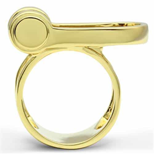 Brass Gold Polished Bit Buckle Loop Open Ring view 5