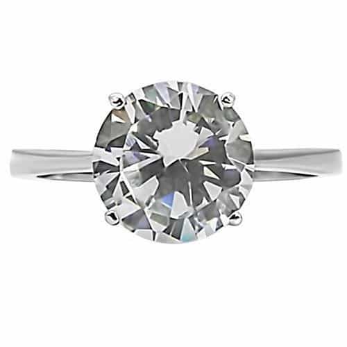 Stainless Steel Round Classic Ring view 5