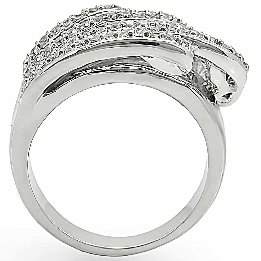 Brass Feather Wave Ring view 7