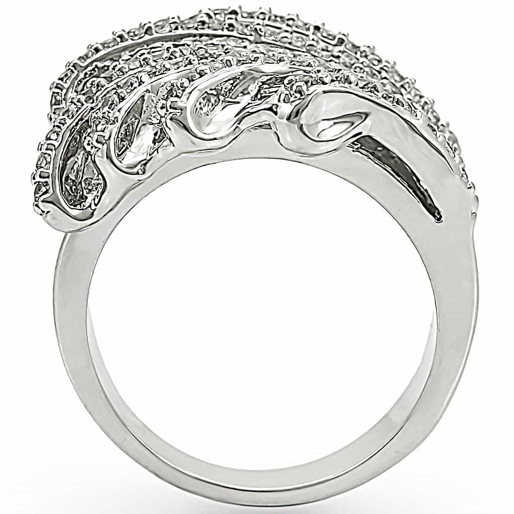Brass Feather Wave Ring view 9