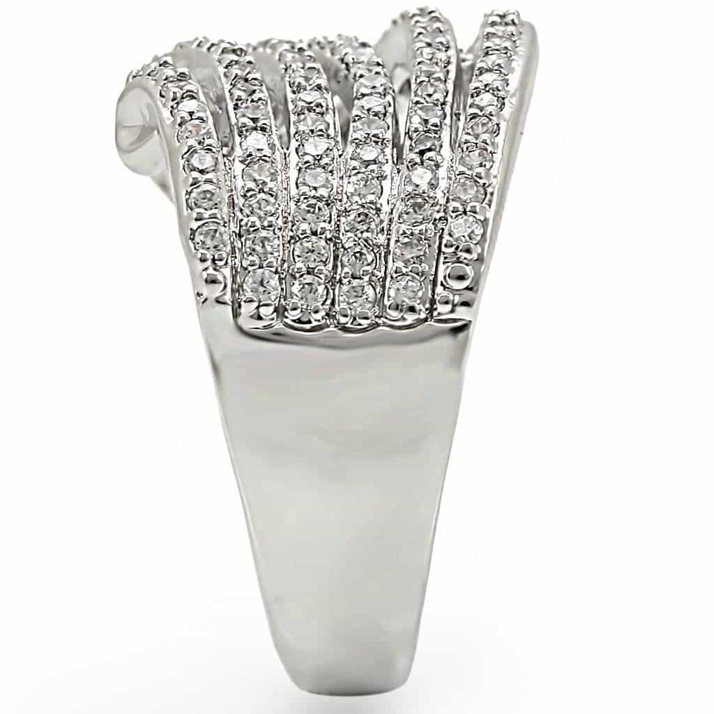 Brass Feather Wave Ring view 11