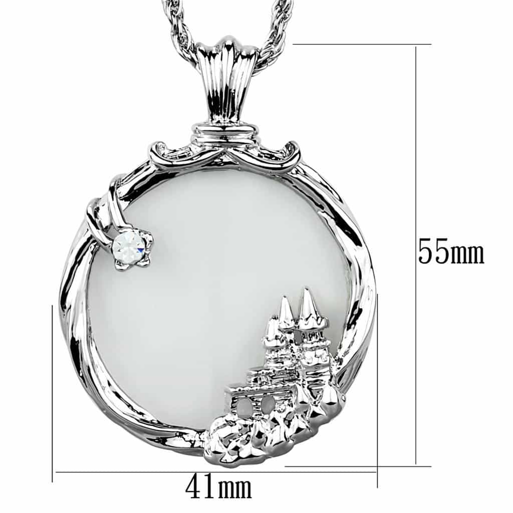 Brass Frog Figurine Magnifier Pendant view 3