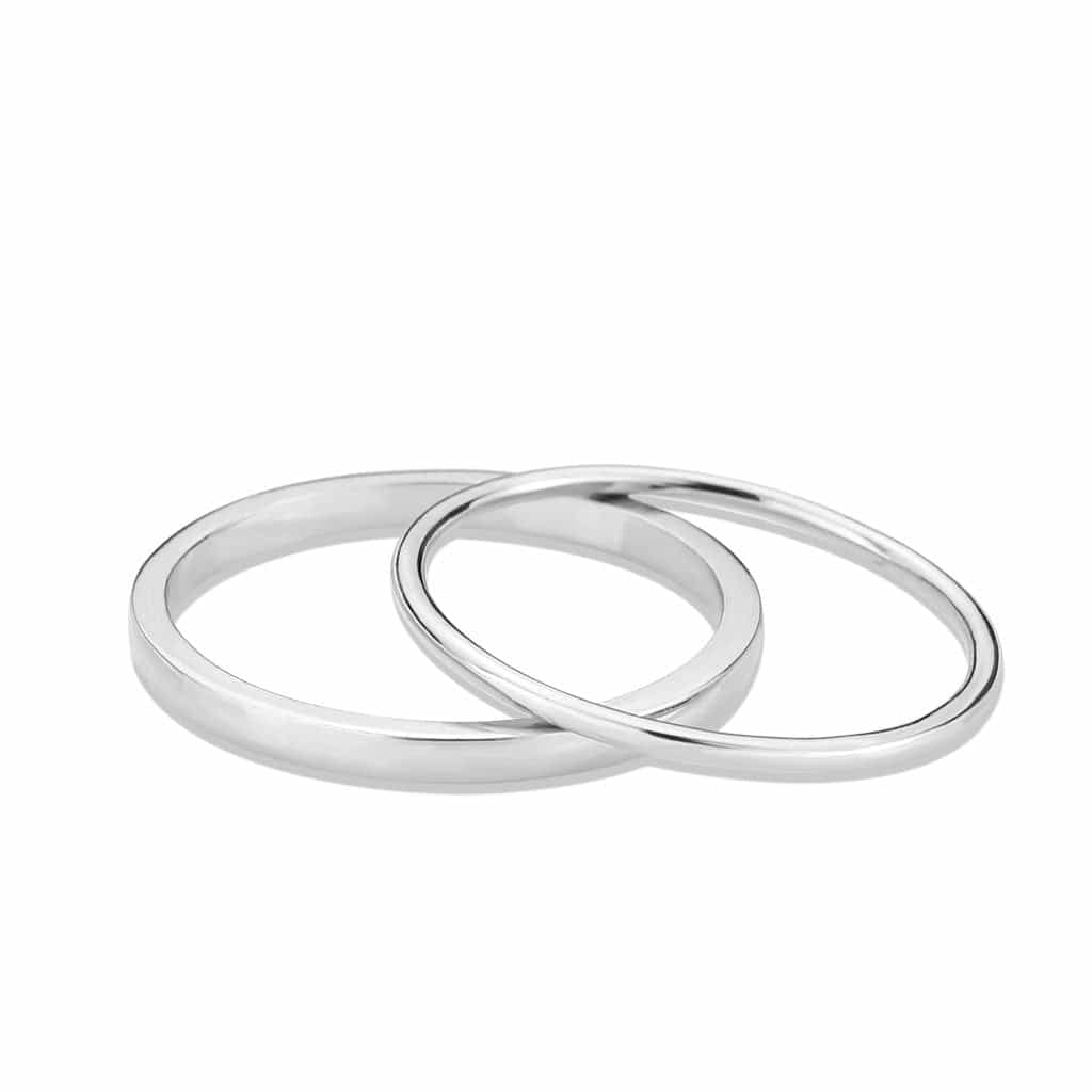 Brass Polished Grooved Band Ring view 5