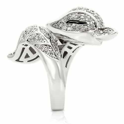 Brass Crystal Fox Ring view 12