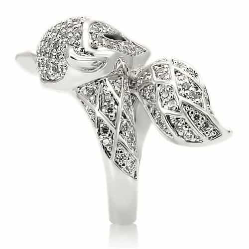Brass Crystal Fox Ring view 14