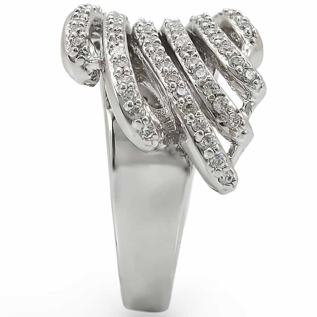 Brass Feather Wave Ring view 14