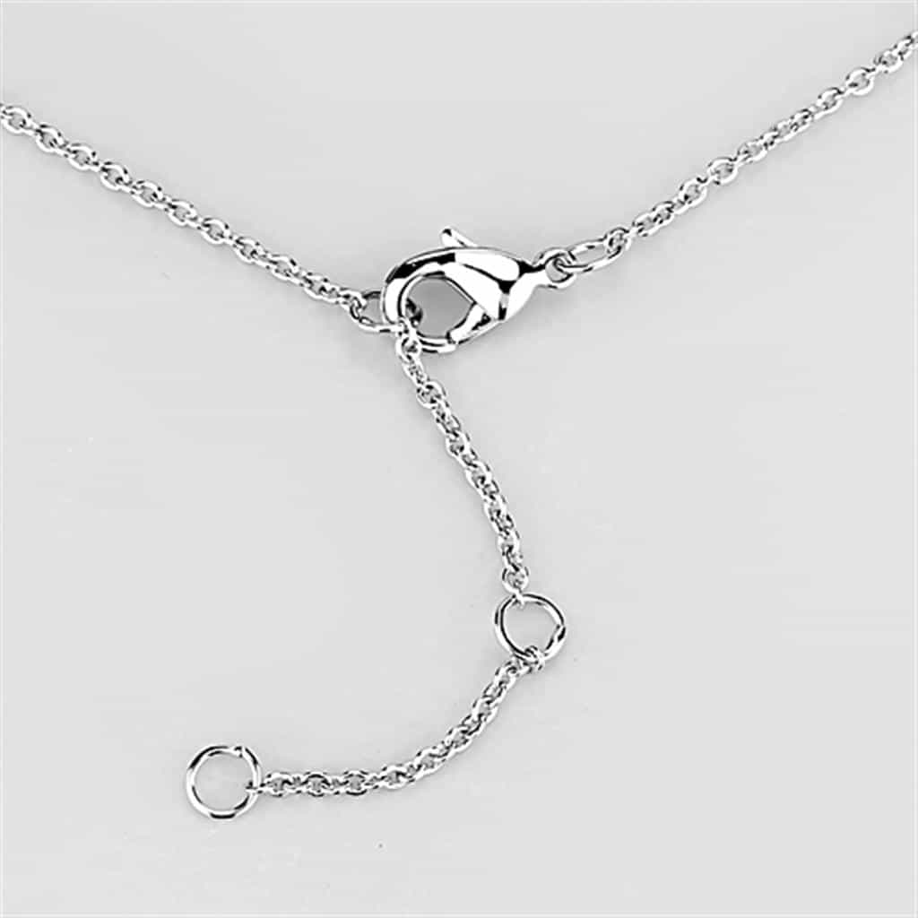 Brass Pearl CZ Spiral Circle Pendant Necklace view 6