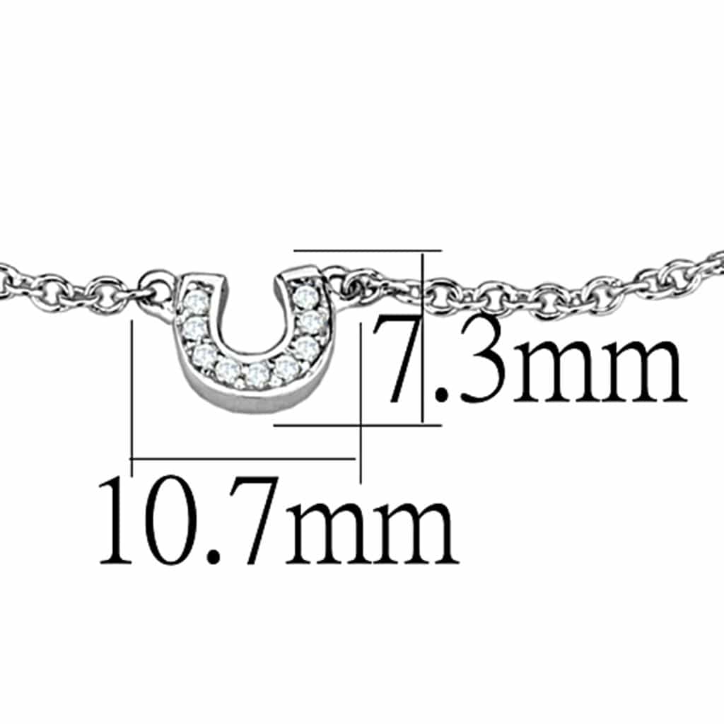 Brass CZ Delicate Chain Station Ring view 6