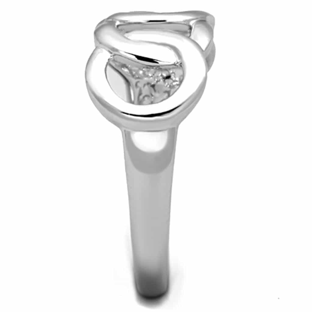 Brass Polished Chain Link Open Cutout Band Ring view 8