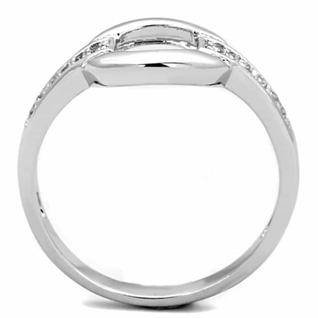 Brass Polished Open Circle Loop Ring view 6