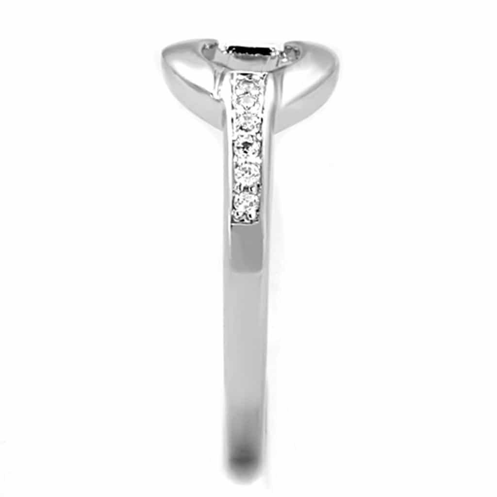 Brass Polished Open Circle Loop Ring view 8