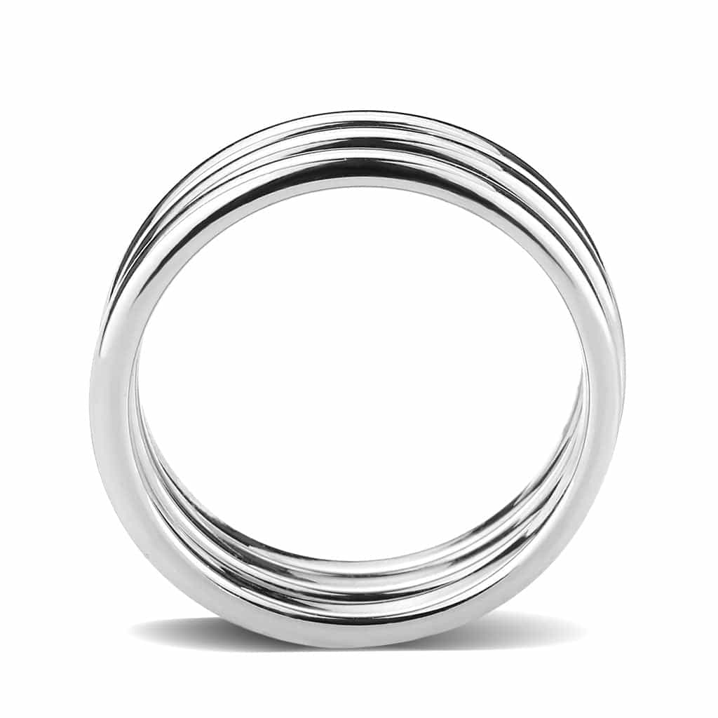 Brass Polished Triple Band Ring view 8