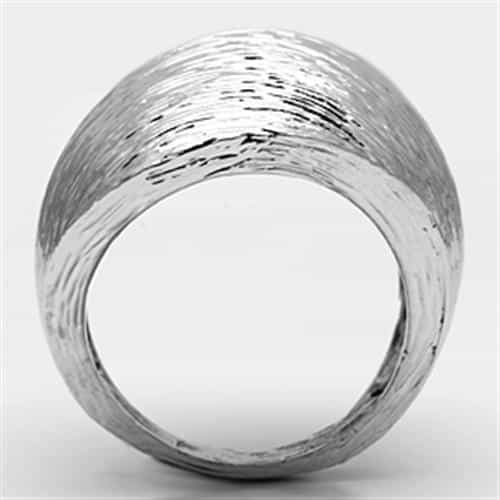 Brass Brushed Satin Textured Wide Dome Ring view 6