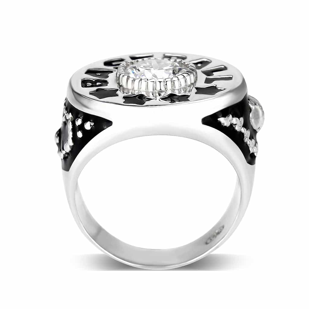 Sterling Silver Baguette Princess Ring view 6