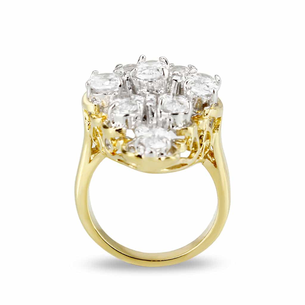 Stainless Steel Ion Gold Ring view 3