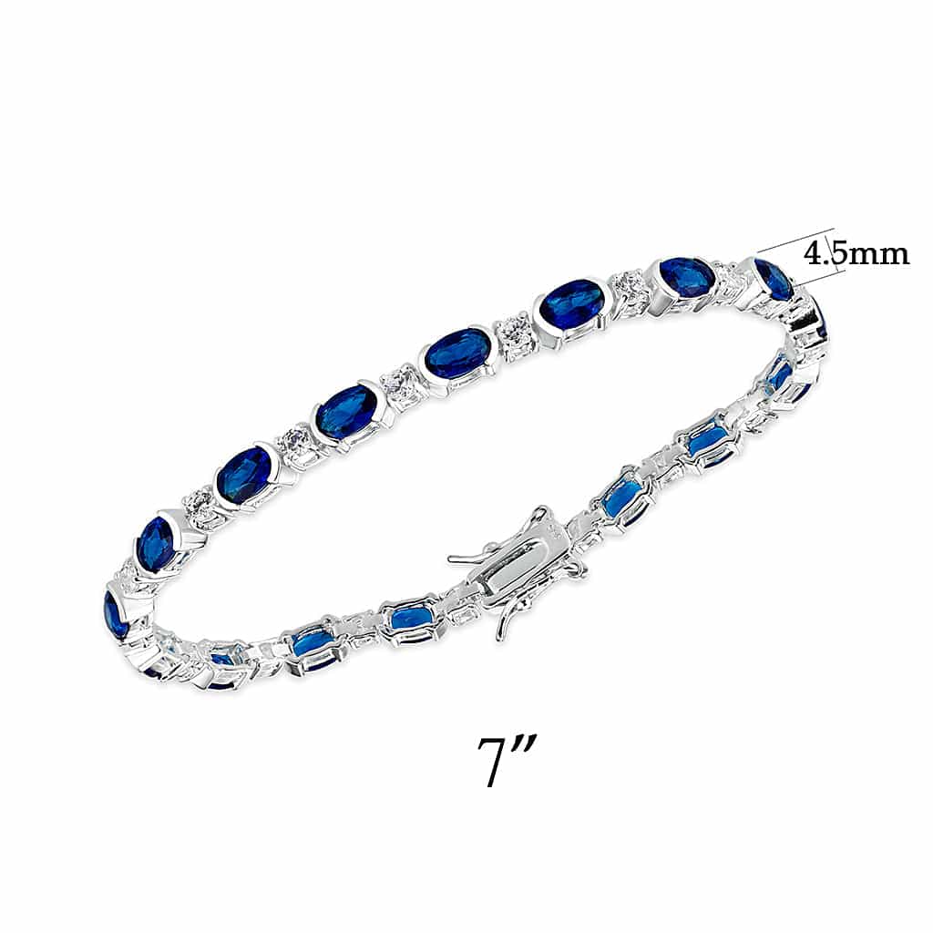 Stainless Steel CZ Bracelet view 2