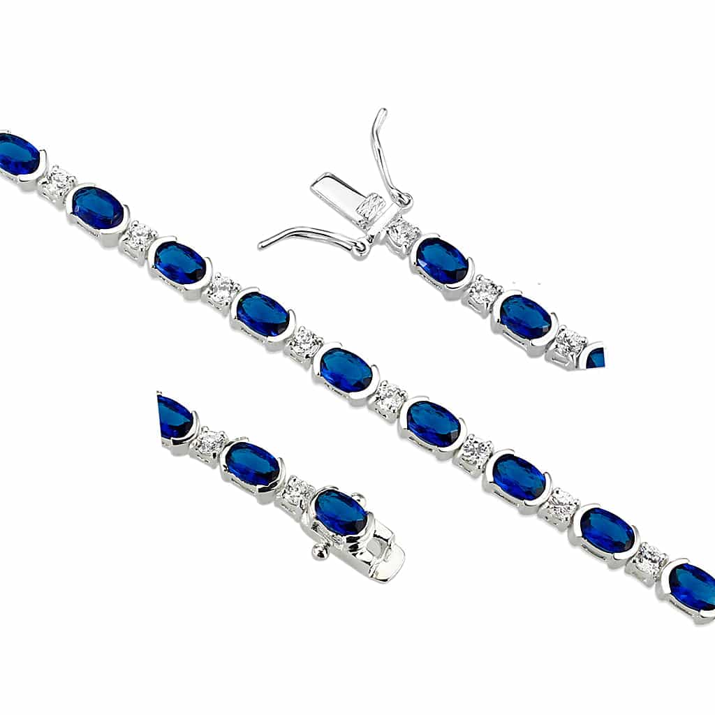 Stainless Steel CZ Bracelet view 3