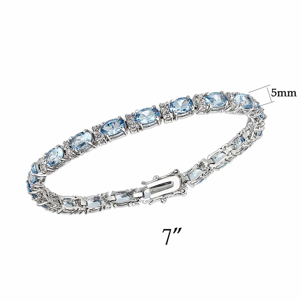 Brass Montana CZ Bracelet view 2