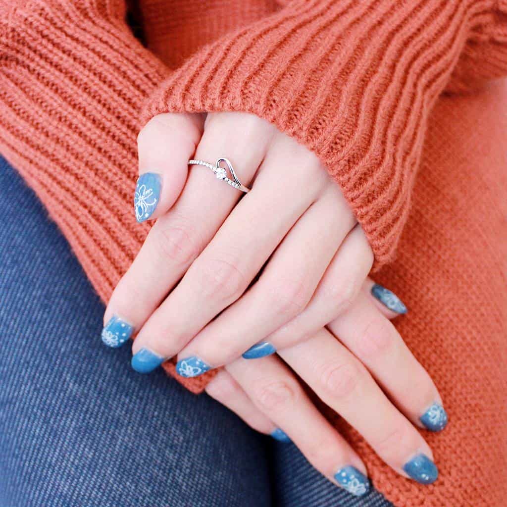 Stainless Steel CZ Pave Twisted Slim Band Ring view 10