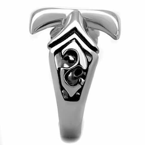 Stainless Steel Celtic Maltese Cross Wide Band Ring view 8