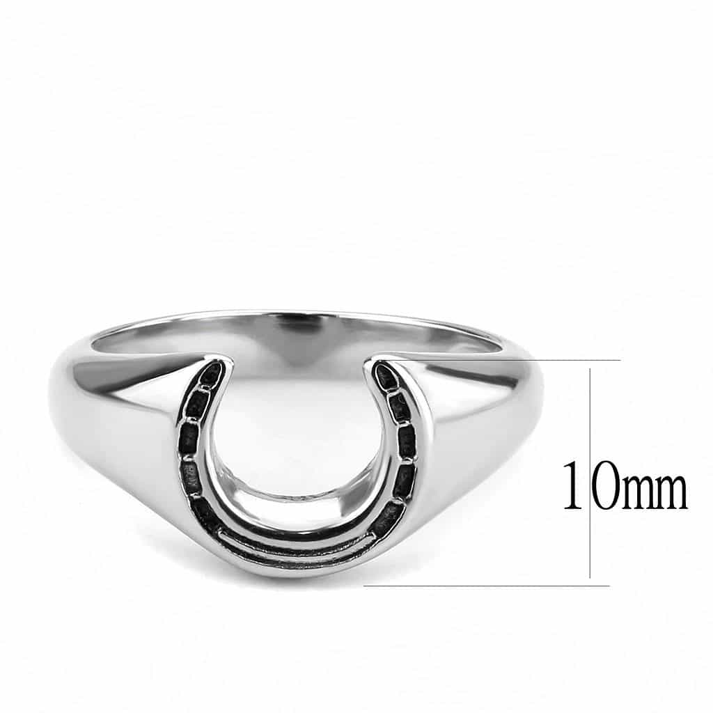 Stainless Steel Silver Polished Wrench Tool Open Biker Mens Ring view 4