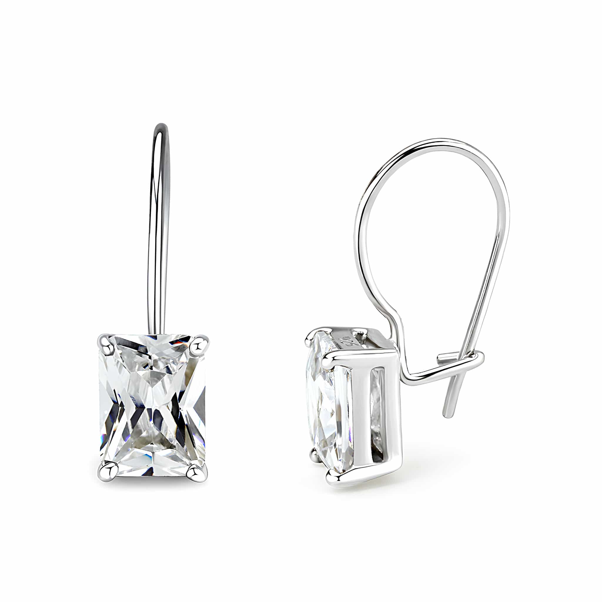 Sterling Silver Gold Plated Studs Earrings view 2