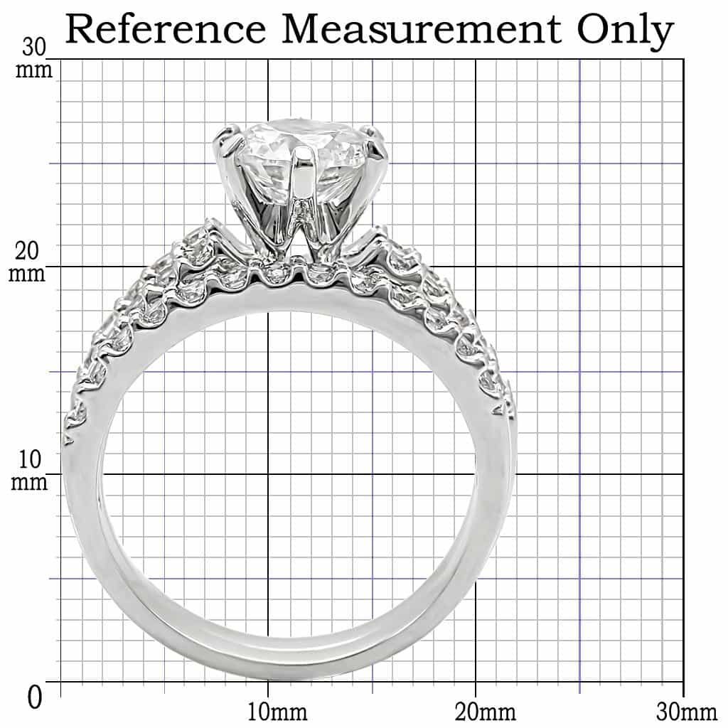 Brass Halo Bridal Ring | The Stainless Jewelry view 2