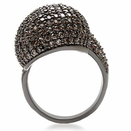Brass Crystal Parrot Ring | The Stainless Jewelry view 11