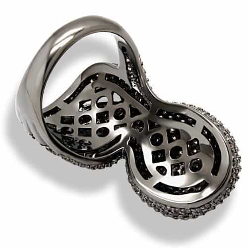 Brass Crystal Parrot Ring | The Stainless Jewelry view 7