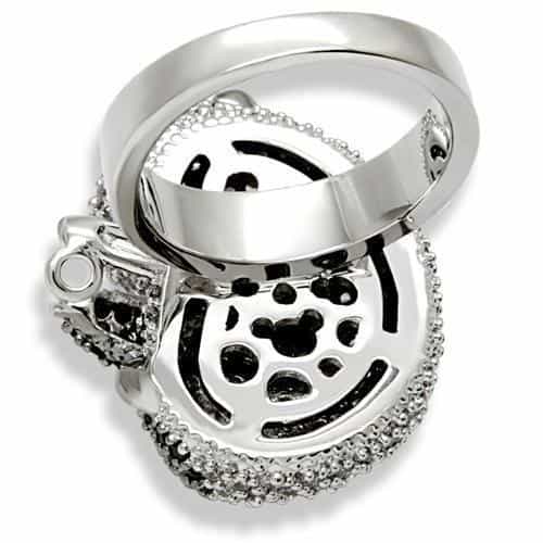 Brass Crystal Puppy Dog Ring | The Stainless Jewelry view 8