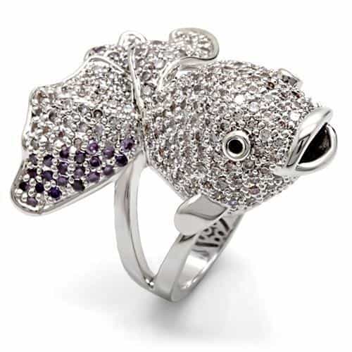 Brass Crystal Leopard Panther Ring | The Stainless Jewelry view 9