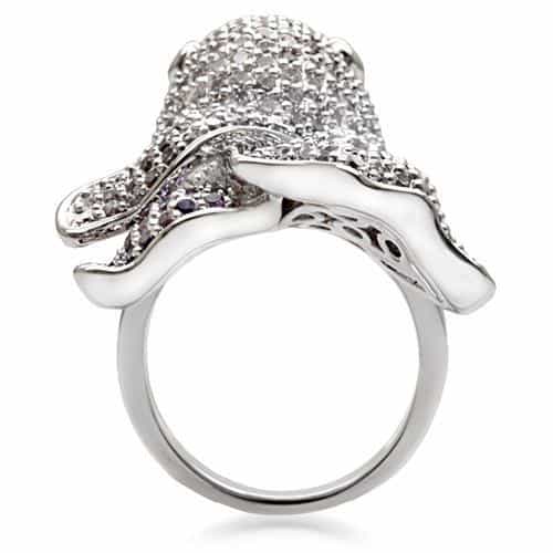 Brass Crystal Leopard Panther Ring | The Stainless Jewelry view 5