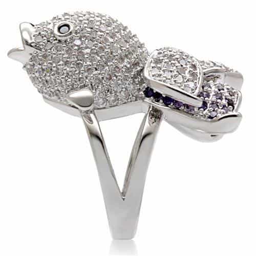 Brass Crystal Leopard Panther Ring | The Stainless Jewelry view 14