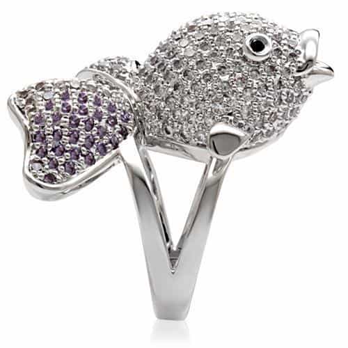 Brass Crystal Leopard Panther Ring | The Stainless Jewelry view 15