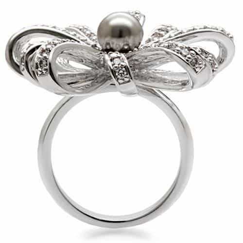 Brass Pearl Spider Ring | The Stainless Jewelry view 4