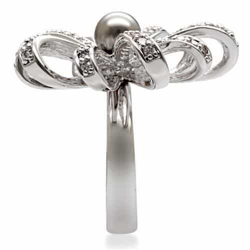 Brass Pearl Spider Ring | The Stainless Jewelry view 6