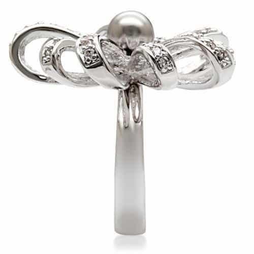Brass Pearl Spider Ring | The Stainless Jewelry view 7
