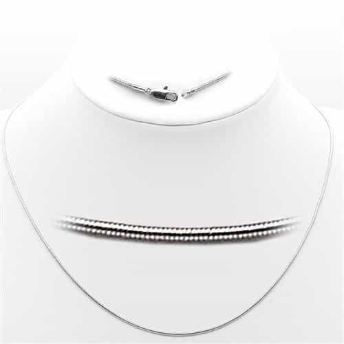 Sterling SilverSimple Snake Chain Ring | The Stainless Jewelry view 1
