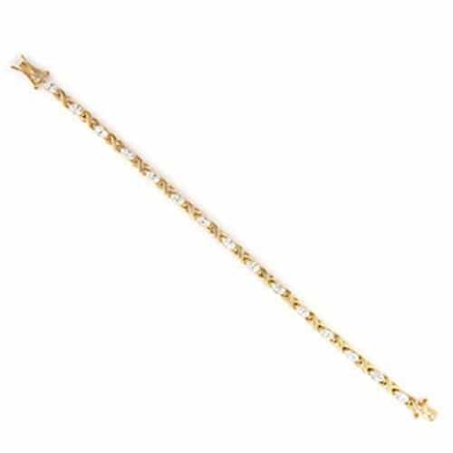 Brass Gold Delicate Chain Bracelet | The Stainless Jewelry view 1