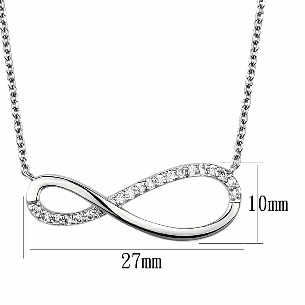Brass Infinity Loop Pendant | The Stainless Jewelry view 4