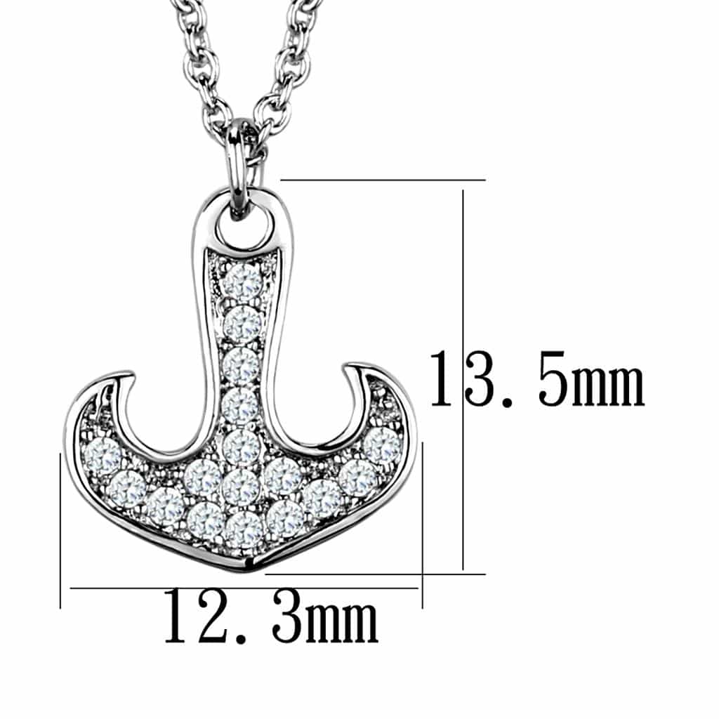 Brass Anchor Nautical Pendant | The Stainless Jewelry view 4