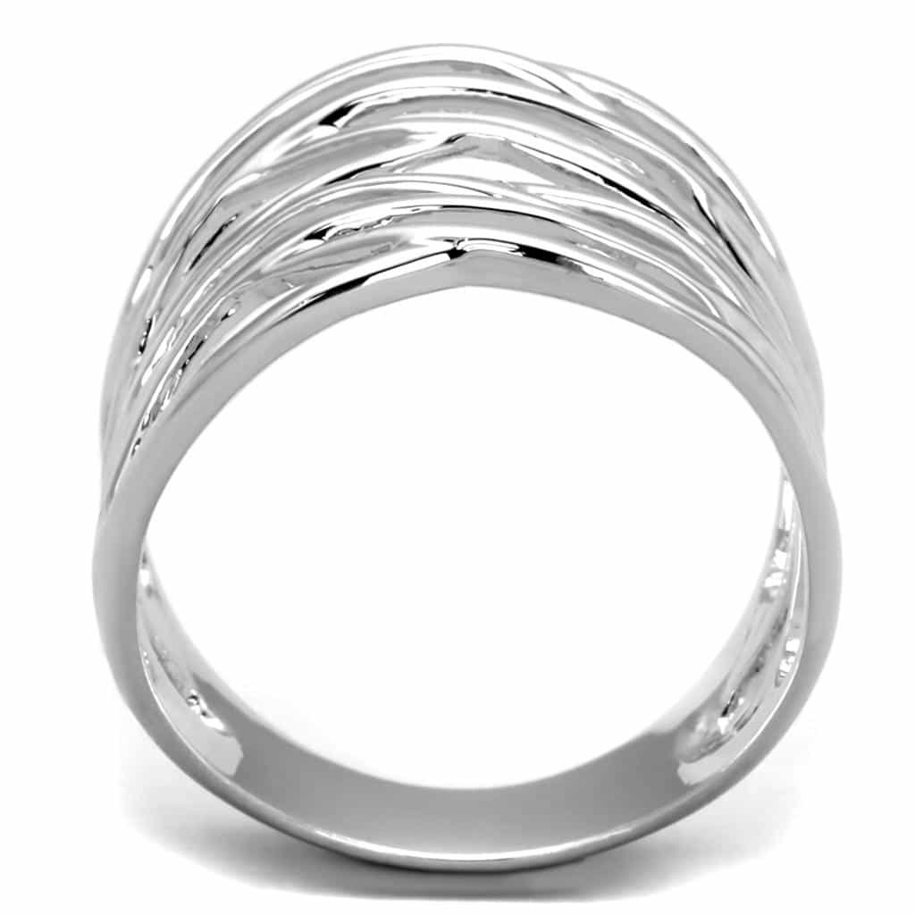 Brass Open Multi-Band Cage Ring | The Stainless Jewelry view 7