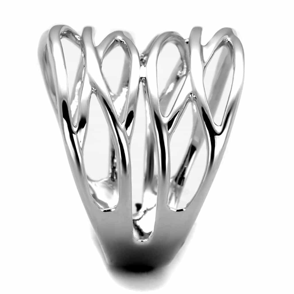 Brass Open Multi-Band Cage Ring | The Stainless Jewelry view 8