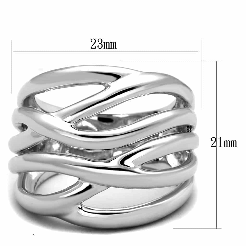 Brass Wave Wrap Ring | The Stainless Jewelry view 6